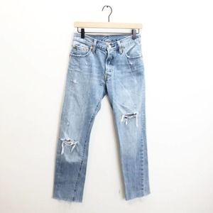 Levi's 501 Distressed Jeans